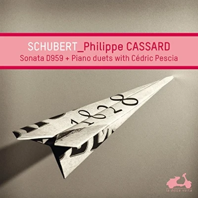 Afbeelding van Pescia Cassard Sonate D.959, Piano Duets (CD)