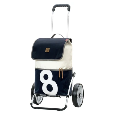 Afbeelding van Andersen Shopper &#039;360&#039; blauw / wit