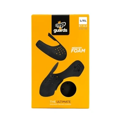 Afbeelding van Crep Protect Traagschuim schoen vouwbeschermers Sneaker Guards voor Dunk Low, Air Force, Jordan Voorkom kreuken Kleine maat US 3 7,5 (1 paar), Zwart, 7.5
