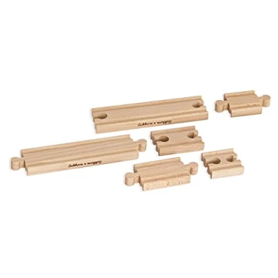 Afbeelding van Eichhorn 100001408 trein, railassortiment, balanceerrails, 6 delig, beukenhout