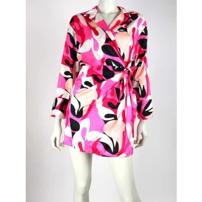 Afbeelding van Jurk / Tuniek Lisette Roze One Size