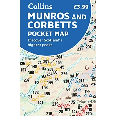 Afbeelding van Munros and Corbetts Pocket Map: Discover Scotland’s highest peaks