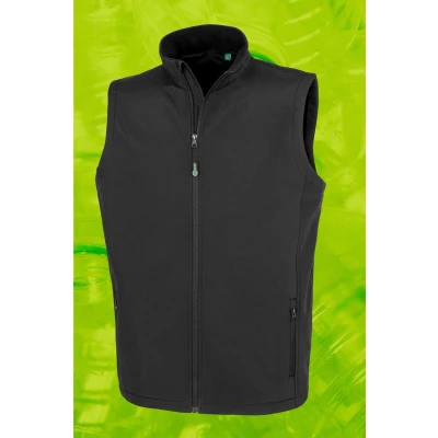 Afbeelding van Result Gerecycleerde heren softshell bodywarmer R902M Black L
