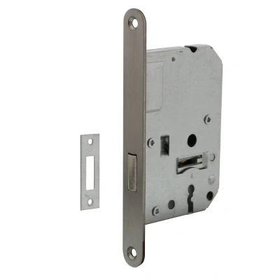 Afbeelding van Woningbouw klavier kastslot geborsteld rvs 55 mm