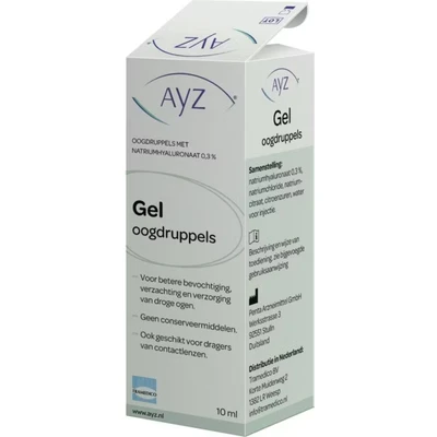 Afbeelding van Ayz Gel Oogdruppels 0.3 10ml
