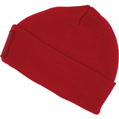 Afbeelding van K up Gerecycleerde muts met patch KP890 Red