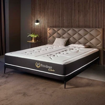 Afbeelding van Naturalex Privilege Matras 180 x 200 cm Traagschuim 5 Sterren Kwaliteit Onovertroffen Comfort met 7 Rustzones Ultra Ademende Stoffen Omkeerbaar
