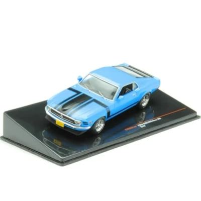 Afbeelding van Ford Mustang Boss 302 1970 Blauw Model 1/43 Ixo Models