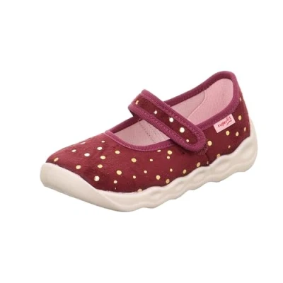 Afbeelding van superfit Bubble Muiltje meisjes, Rood Goud 5000, 23 EU