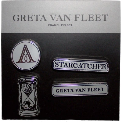 Afbeelding van Greta van Fleet Starcatcher Pin Set 4 Zilverkleurig