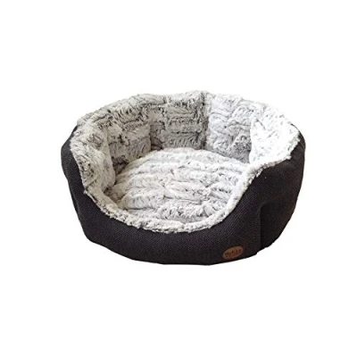 Afbeelding van Nobby Comfort bed ovaal &quot;CACHO&quot; donkergrijs L x B H: 45 40 19 cm