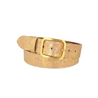 Afbeelding van MGM Damesriem Soft Glam, goud (gold used 2), 75 cm (Herstellergröße: 75)