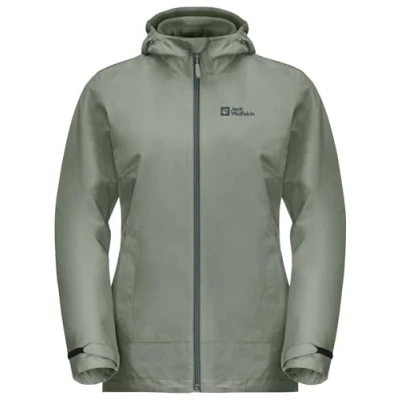 Afbeelding van Jack Wolfskin Dames Moonrise 3 in 1 JKT W jas, muntblad, S, S