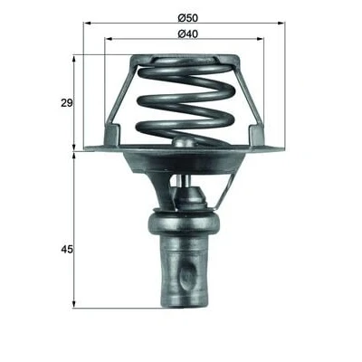 Afbeelding van Mahle Original Thermostaat TX 66 91D
