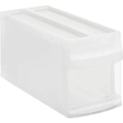 Afbeelding van Rotho Systemix Ladebox 1 lade, Kunststof (PP) BPA vrij, transparante, S (39.5 x 17.0 20.3 cm)