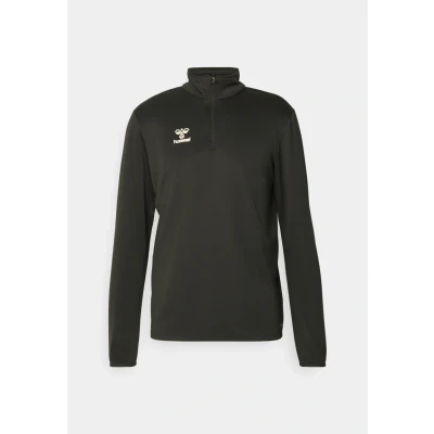 Afbeelding van Hummel Essential HALF ZIP Longsleeve, Heren, Maat: XXL, Black
