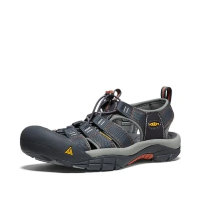 Afbeelding van Keen Newport H2 Outdoorsandalen, Heren, Maat: 42, India ink/rust Textiel