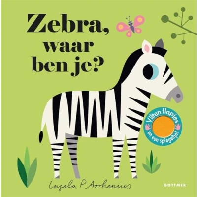 Afbeelding van Uitgeverij gottmer kartonboekje zebra waar ben je?