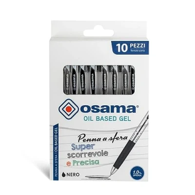 Afbeelding van Osama Ow 230943 Balpen, 10 stuks, zwart