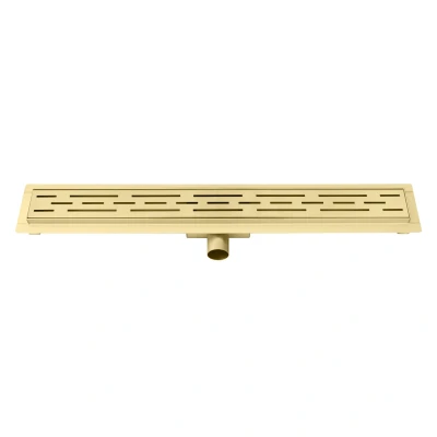 Afbeelding van Best Design Nancy douchegoot met flens 90 cm mat goud