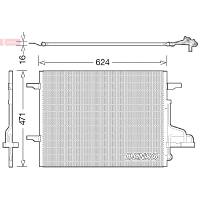 Afbeelding van Denso Airco condensor DCN10027