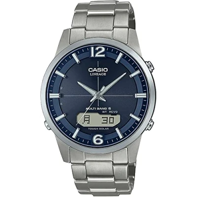 Afbeelding van Casio LCW M170TD 2AER Radio Controlled Heren Horloge Zilverkleurig Ø 39,5 mm