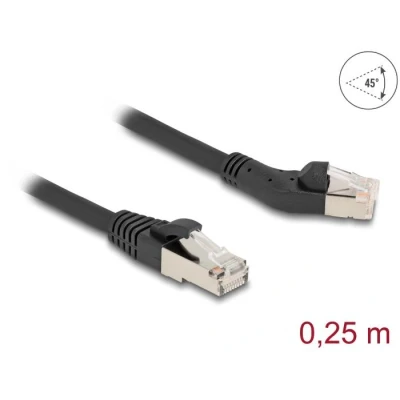 Afbeelding van Delock RJ45 Netzwerkkabel Cat.6A S/FTP Stecker 45 nach links gewinkelt