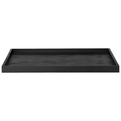 Afbeelding van AYTM Wooden tray dienblad large zwart