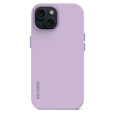 Afbeelding van Decoded Anti Microbial Silicone Backcover iPhone 15 Lavender