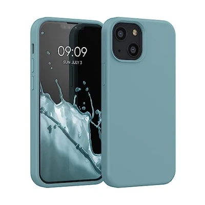 Afbeelding van kwmobile telefoonhoesje compatibel met Apple iPhone 13 mini hoesje Zachte case voor smartphone Back cover in antieksteen