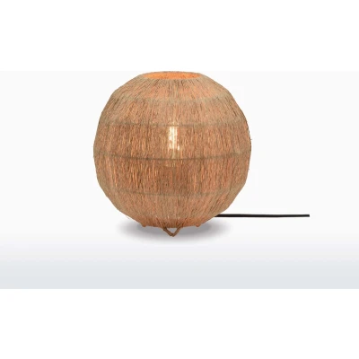 Afbeelding van GOOD&amp;MOJO Tafellamp Iguazu Jute Ø25cm Scandinavisch,Bohemian Kerst Cadeau cadeautjes vrouw man voor haar hem Kerstcadeau Kado