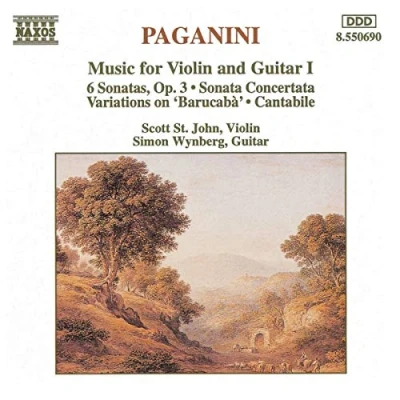 Afbeelding van Scott St.John &amp; Simon Wynberg Paganini: Music For Violin Guitar 1 (CD)