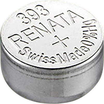 Afbeelding van Renata Knoopcel 393 1.55 V 1 stuk(s) 80 mAh Zilveroxide SR48 Compatible courant fort