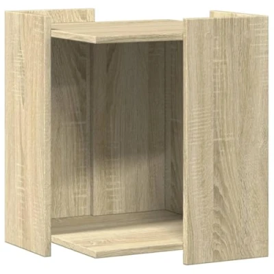 Afbeelding van Kattenbakkast 42x42x51 cm bewerkt hout sonoma eikenkleurig