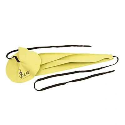 Afbeelding van Saxofoon reinigingsdoek, duurzame vezel sax klarinet fluit pull through reinigingsdoek tool voor buis binnen schoon (geel)