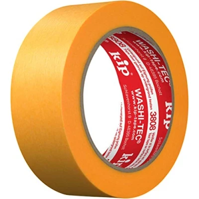 Afbeelding van Kip Afdekband glad geel lengte 50 m breedte 36 mm rol 6 stuks 3808