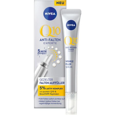 Afbeelding van Nivea Q10 Antifalten Experte Gezielter FALTENAUFFÜLLER Oogverzorging, Maat: 15 ml,