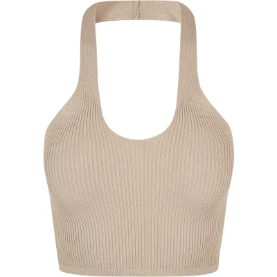 Afbeelding van Urban Classics Top, Dames, Maat: Large, Lighttaupe