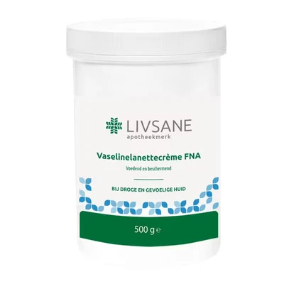 Afbeelding van Livsane Vaselinelanettecreme FNA in pot 400 g