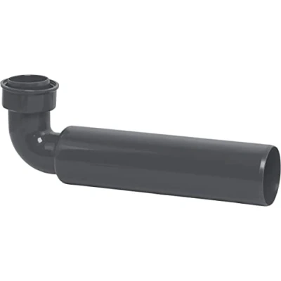 Afbeelding van Cornat Rezyklat Afvoerbuis 90 1 1/2 inch IG Ø 56 mm 250 lengte Voor het aansluiten van de afvoeraansluiting Gemaakt gerecyclede kunststoffen Made in Germany kwaliteit / T355306R