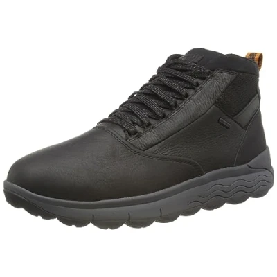 Afbeelding van Geox Spherica Braun Sneakers hoog Braun, Heren, Maat: 39, Leer