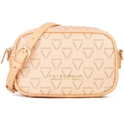 Afbeelding van VALENTINO Schoudertas Lady Re Camera Bag Beige / Multicolor Lichtbruin