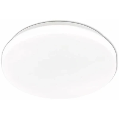 Afbeelding van EGLO plafondlamp POGLIOLA, Ø 26 cm, 1 lichtbron wandlamp, led plafondarmatuur in staal en kunststof wit, woonkamerlamp, keukenlamp, kantoorlamp, staanlamp plafond