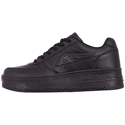 Afbeelding van Kappa BASH Trainingsschoen, Dames, Maat: 37, Black/grey Hoogwaardig imitatieleer