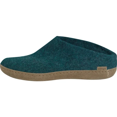 Afbeelding van Glerups Pantoffels, Dames, Maat: 35, Petrol Wol