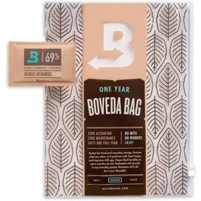 Afbeelding van Boveda voor sigaren Medium humidor zak Bevat reeds 69% RV 2 Way vochtregeling Sigarenopslag 10 15 1 stuk