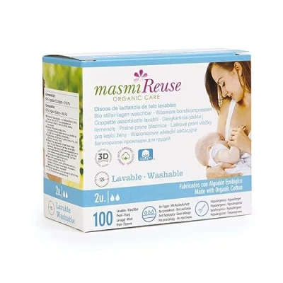 Afbeelding van Masmi Wasbare borstvoedingsinzetstukken, 100 g