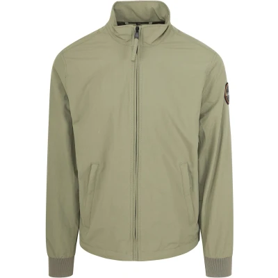 Afbeelding van Napapijri Agard Jas Army Groen maat XL Heren Regenjas met Modern fit Pasvorm Polyester