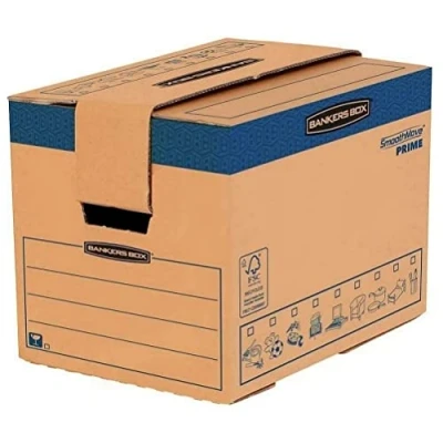Afbeelding van Bankers Box SmoothMove, 6205201, verhuisdoos, FSC, verpakking van 5 stuks