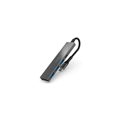 Afbeelding van Hub USB Nilox NXHUBUSBC02 C x 4 Grijs